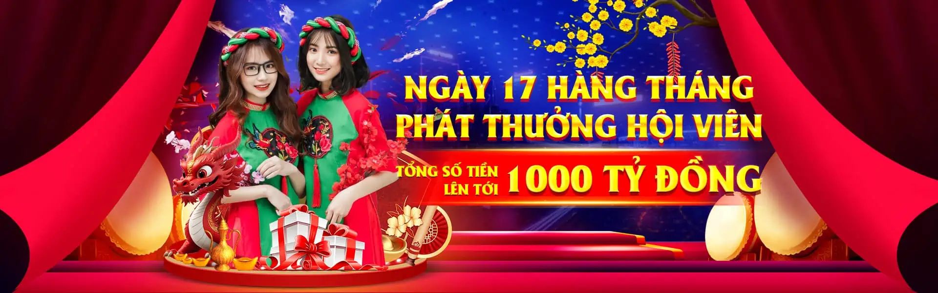 Ngày 17 hàng tháng phát thưởng khủng