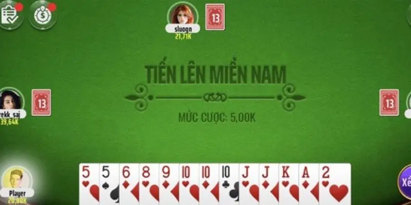 Game bài tiến lên miền Nam tại VIN777 hấp dẫn và thú vị